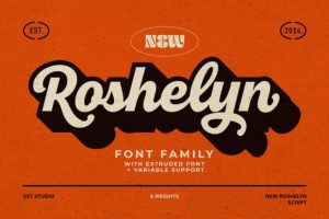 New Roshelyn Font