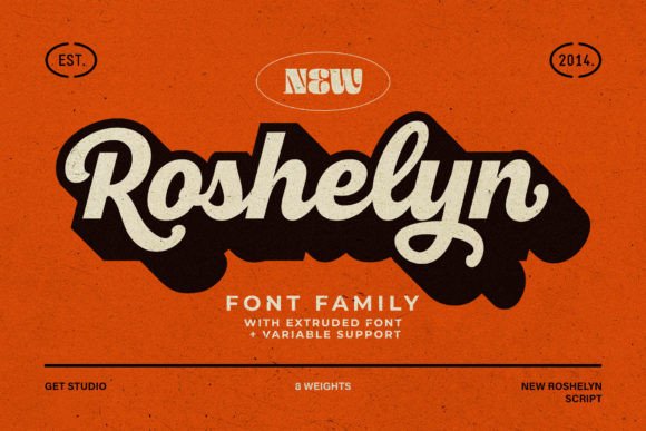 New Roshelyn Font
