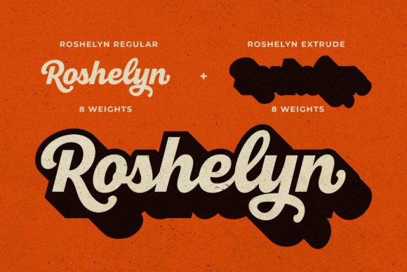New Roshelyn Font - Image 3