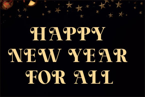 New Year Font - Image 7