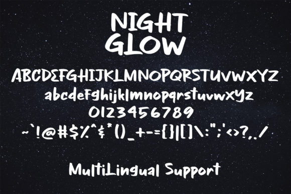 Night Glow Font - Image 7