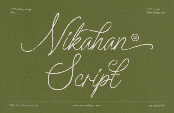 Nikahan Script Font