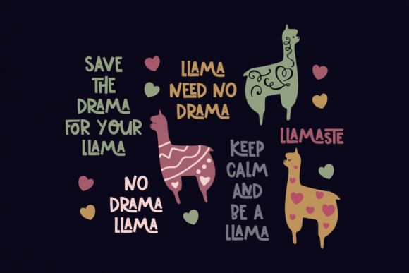 No Prob Llama Font - Image 4