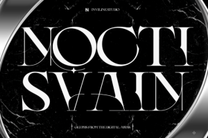 Noctisvain Regular Font