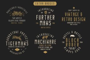 Alternative view of Nordin Family Font