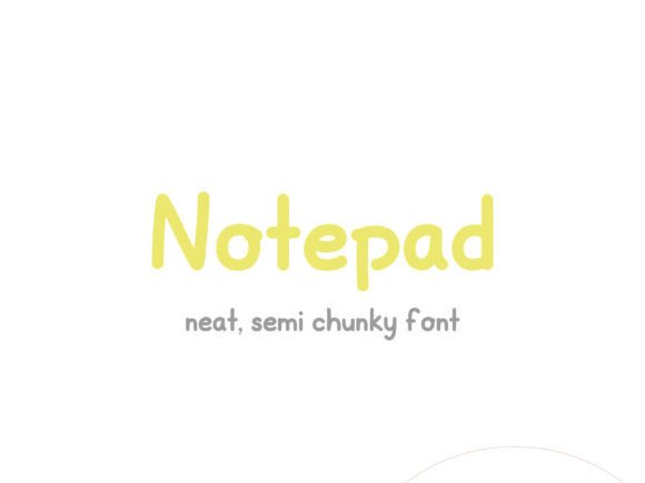 Notepad Font - Image 7