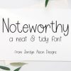 Noteworthy Font