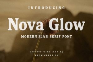 Nova Glow Font