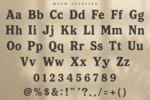 Alternative view of Nova Glow Font