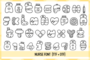 Alternative view of Nurse Font