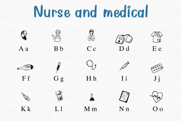 Nurse and Medical Font - Image 2