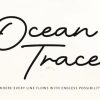 Ocean Trace Font