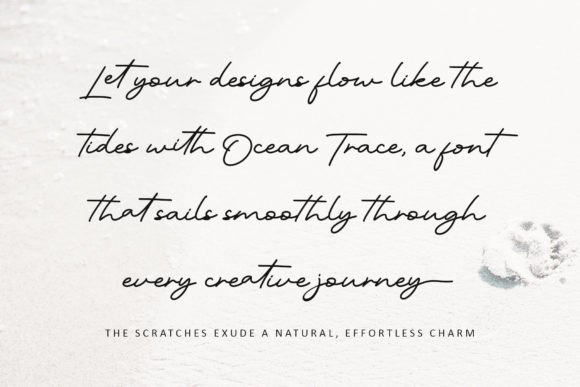 Ocean Trace Font - Image 2