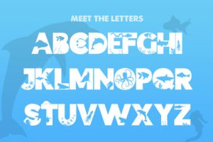 Alternative view of Ocean Font