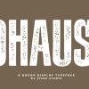 Ohaus Font