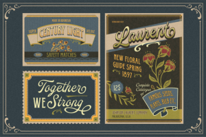 Alternative view of Oldy Beany Duo Font