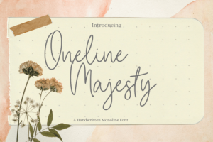 Oneline Majesty Font