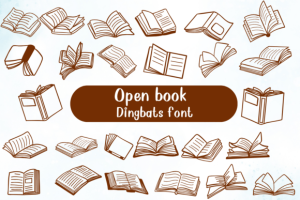 Open Book Font