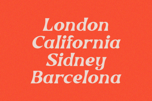 Orange Beachy Font - Image 4