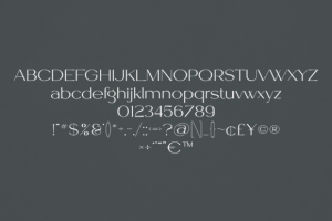 Alternative view of Orchid Font