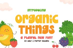 Organic Things Font