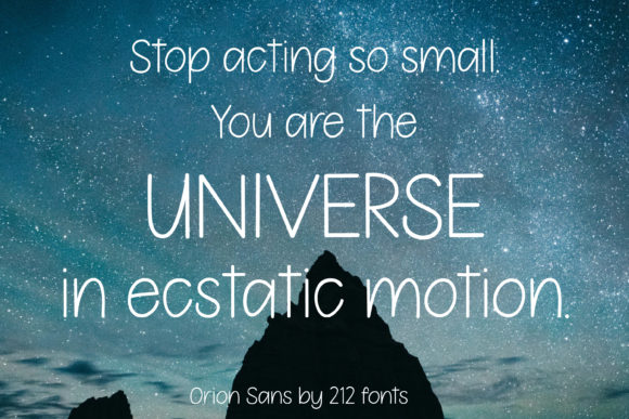 Orion Sans Font - Image 2