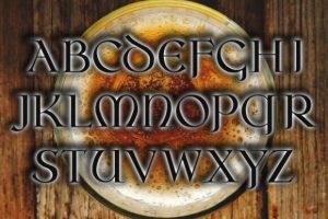 Alternative view of Oseberg Font