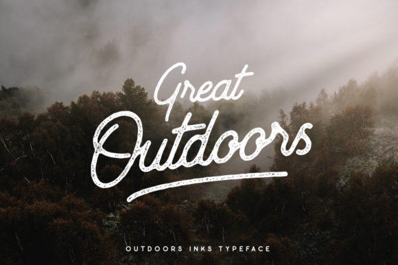 Outdoors Inks Font - Image 2