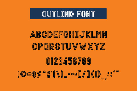 Outline Font - Image 5