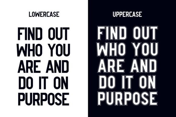 Outline Vintage Font - Image 2