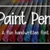 Paint Pen Font