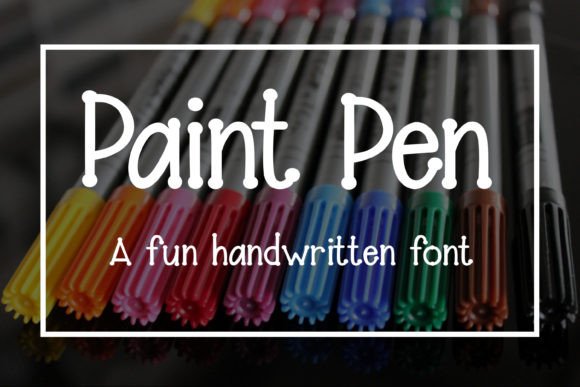 Paint Pen Font