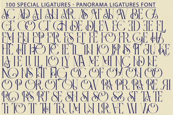 Panorama Ligatures Font - Image 7