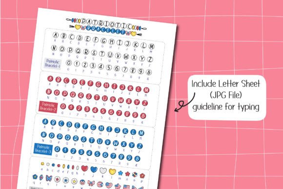 Patriotic Bracelet Font - Image 7