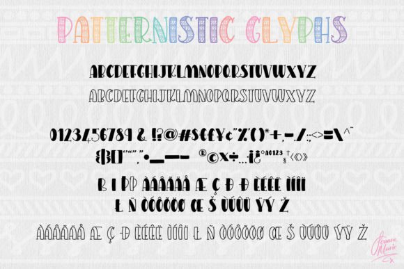 Patternistic Font - Image 8
