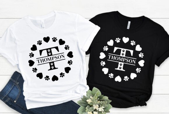 Paw Heart Mongram Font - Image 3