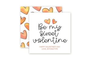 Alternative view of Peach Valentine Font