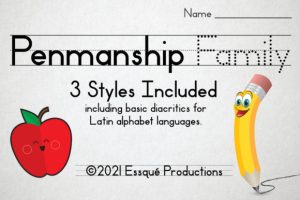 Penmanship Family Font