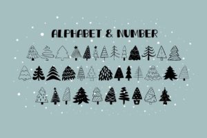 Alternative view of Pine Font