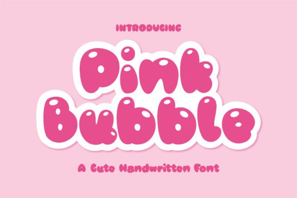 Pink Bubble Font