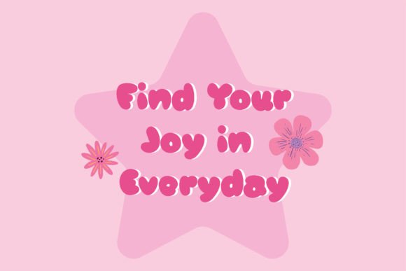 Pink Bubble Font - Image 4