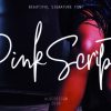 Pink Script Font