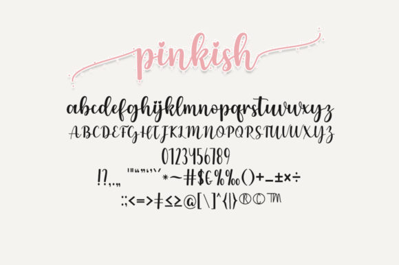 Pinkish Pink Font - Image 6