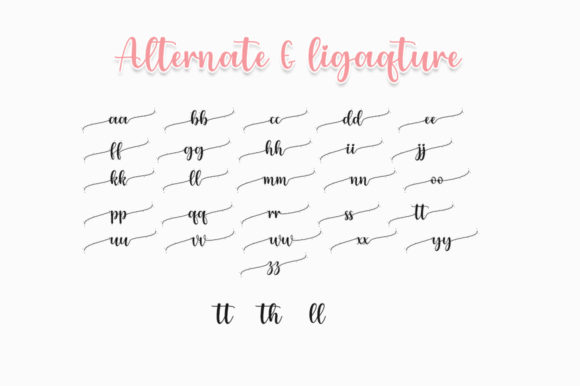 Pinkish Pink Font - Image 8