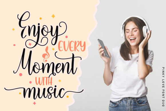 Pinky Love Font Duo Font - Image 5