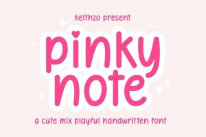 Pinky Note Font