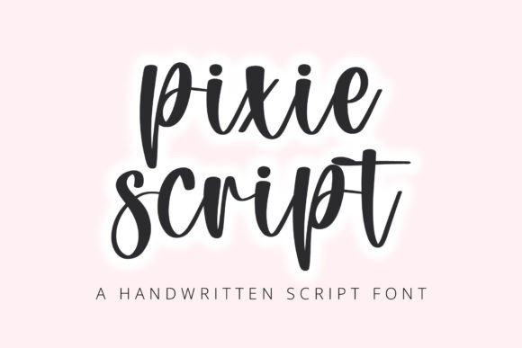 Pixie Script Font