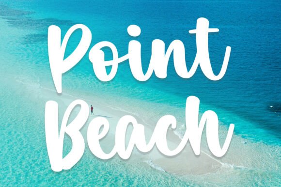 Point Beach Font
