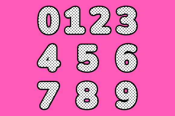 Polka Dot Font - Image 3
