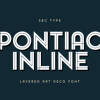 Pontiac Inline Font